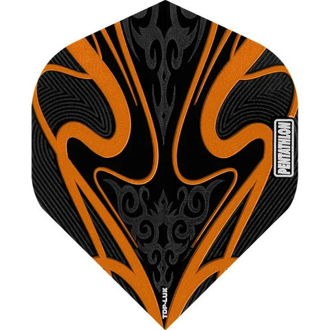 Pentathlon TDP-Lux Dart Flights - Black Series - No2 - Std