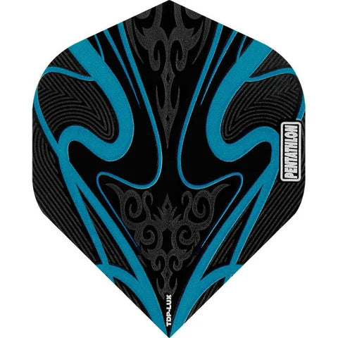 Pentathlon TDP-Lux Dart Flights - Black Series - No2 - Std