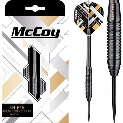 McCoy Sniper - 90% Steel Tip Tungsten - Black 26G