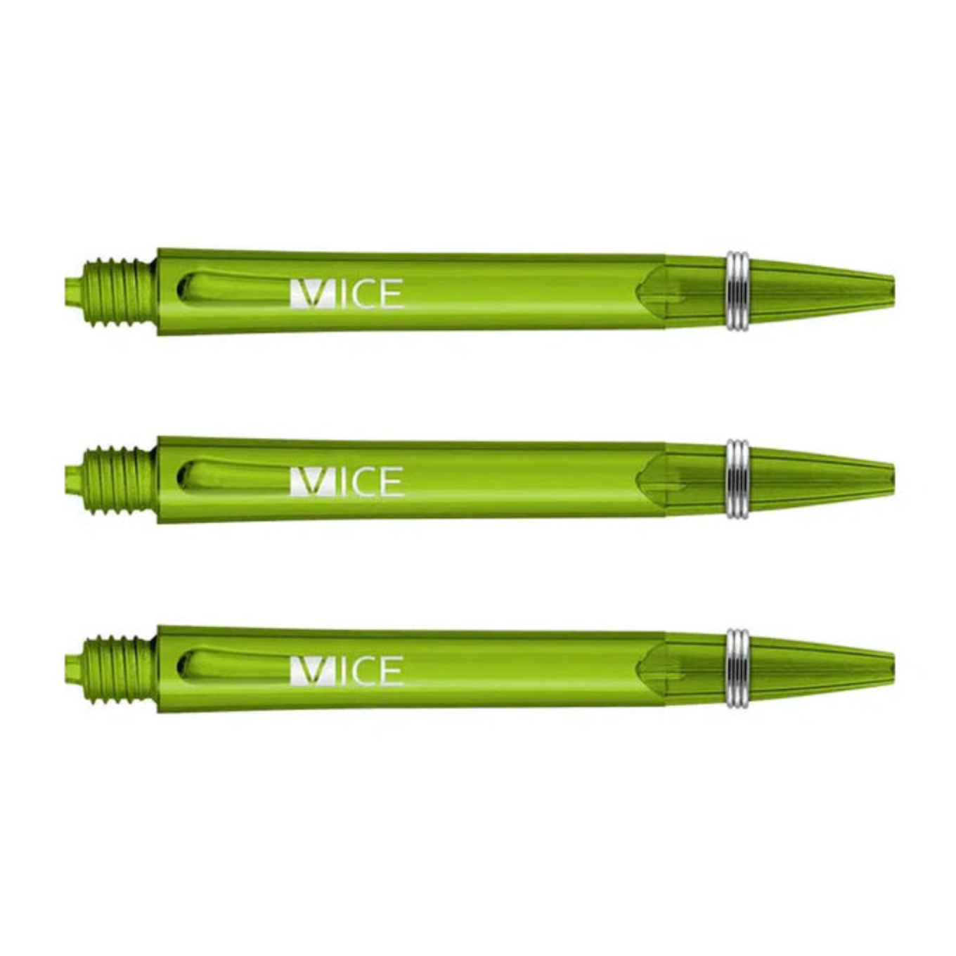 ONE80 VICE SHAFTS - STEMS WITH SPRINGS - GREEN MEDIUM