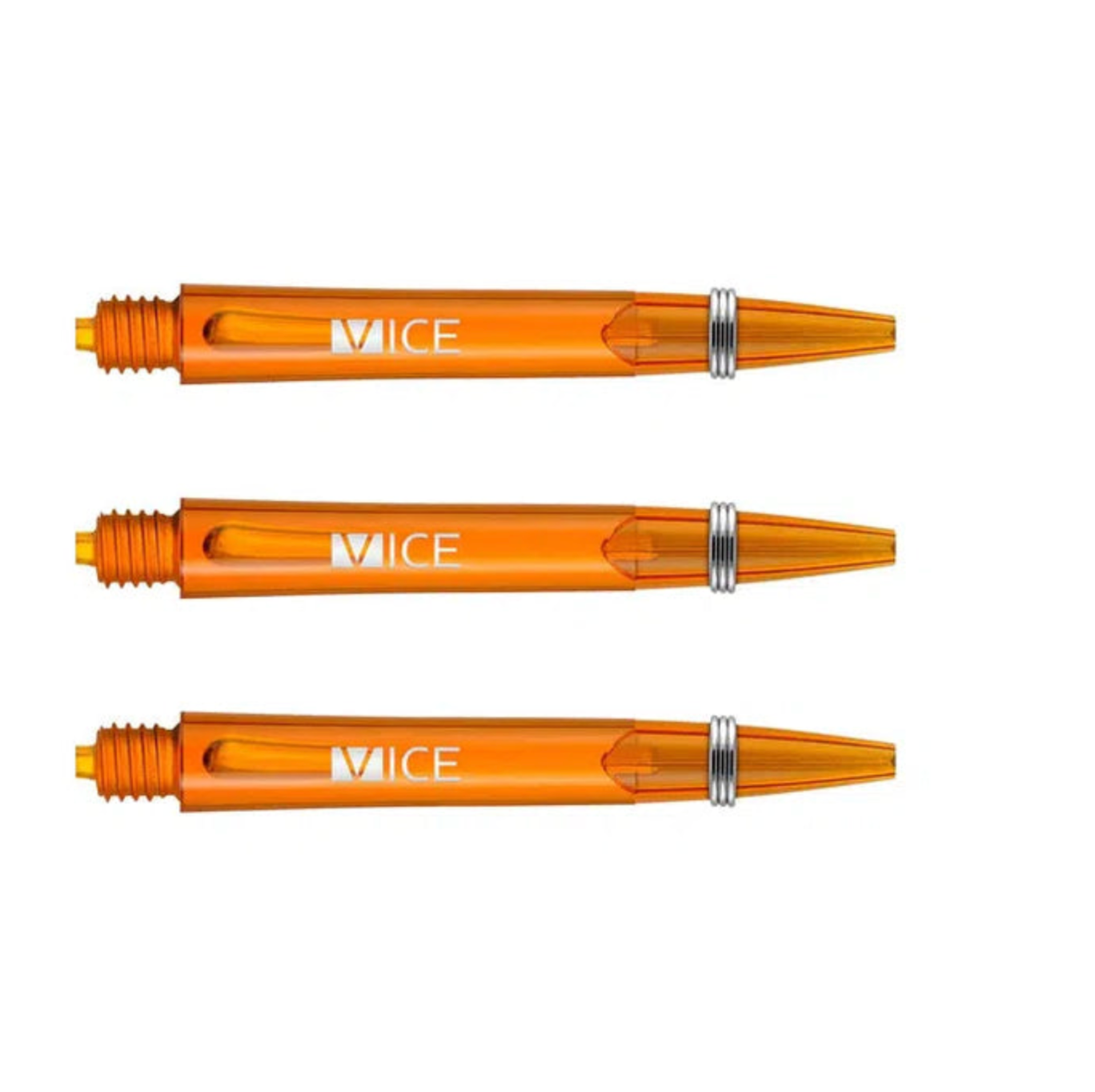 ONE80 VICE SHAFTS - STEMS WITH SPRINGS - ORANGE SHORT