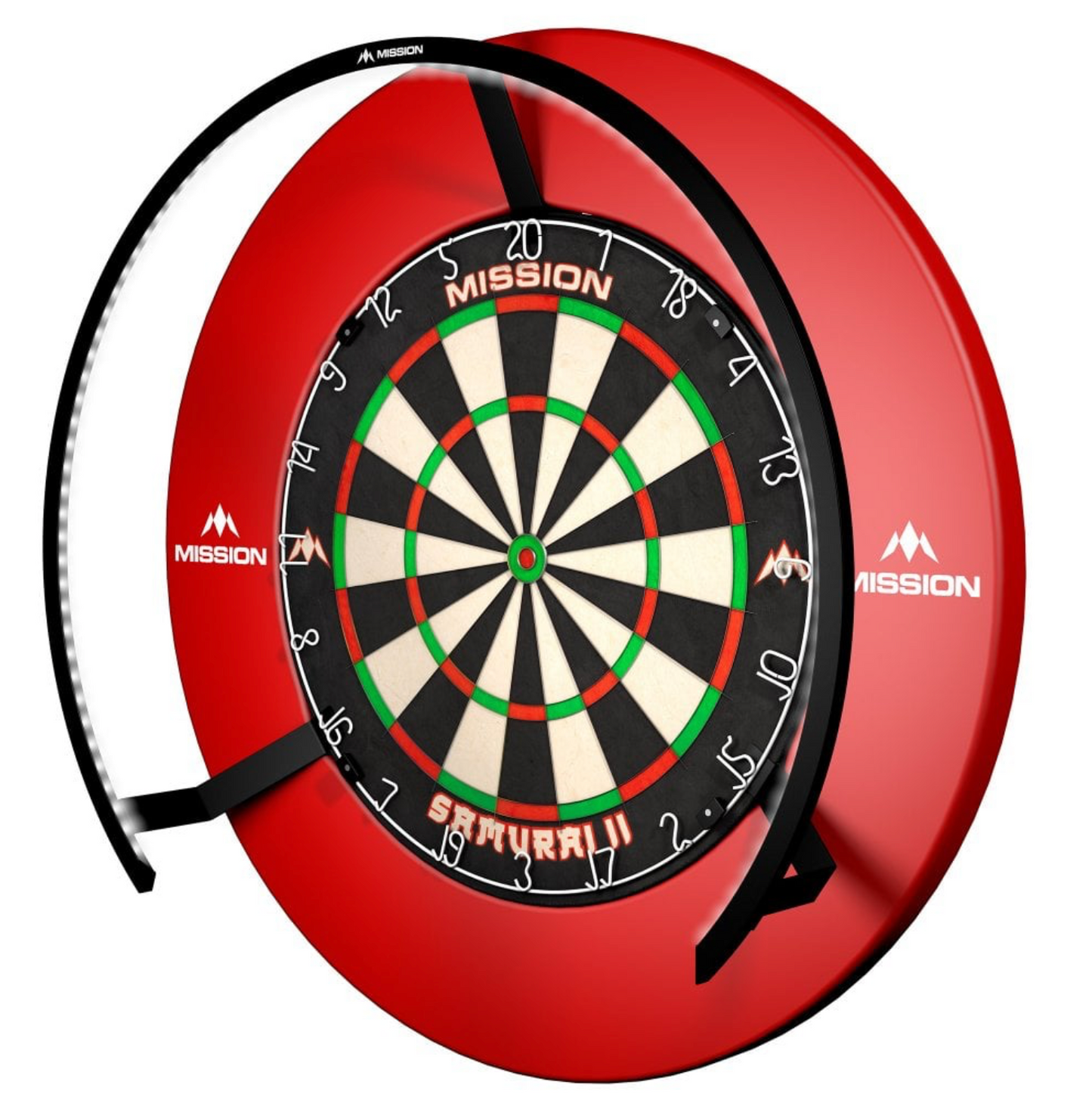 MISSION TORUS 270 DARTBOARD LIGHTING - BRIGHT WHITE LIGHT- BRONZE