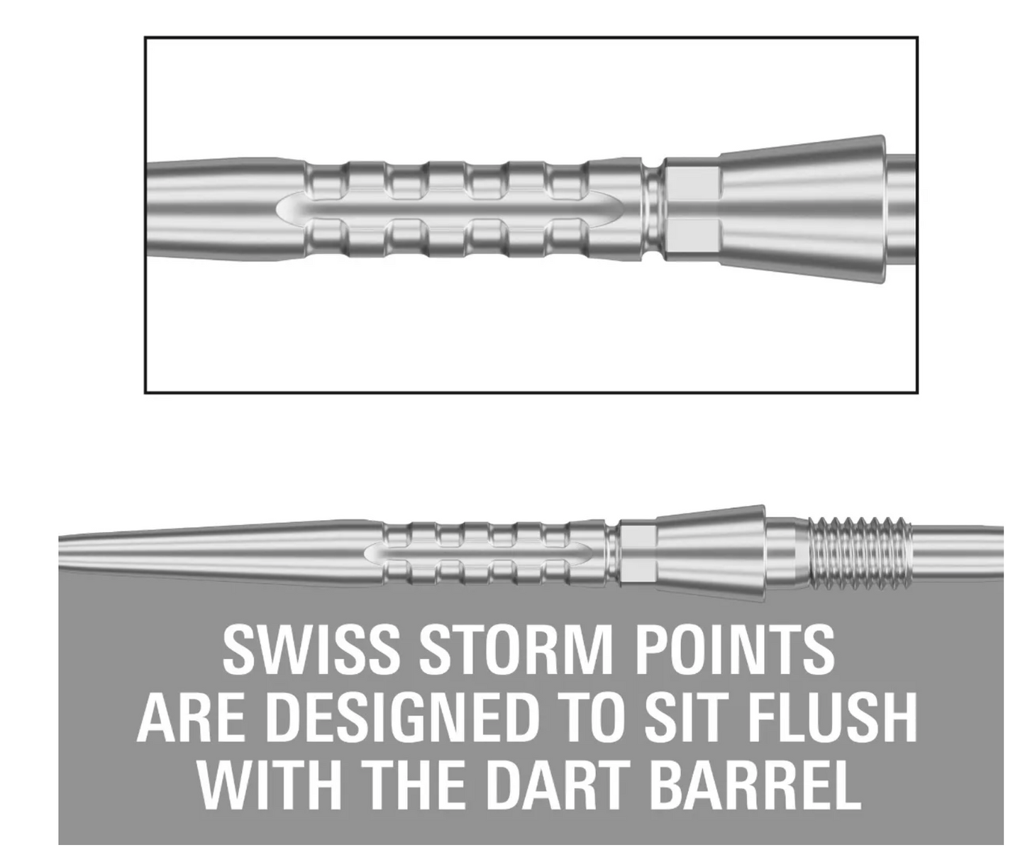 SWISS STORM SURGE POINT SILVER 35MM