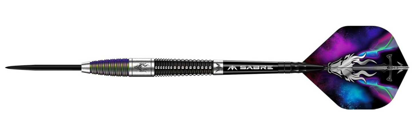 MISSION OCCULT DARTS - STEEL TIP - 90% - BLACK & CORAL PVD 23G