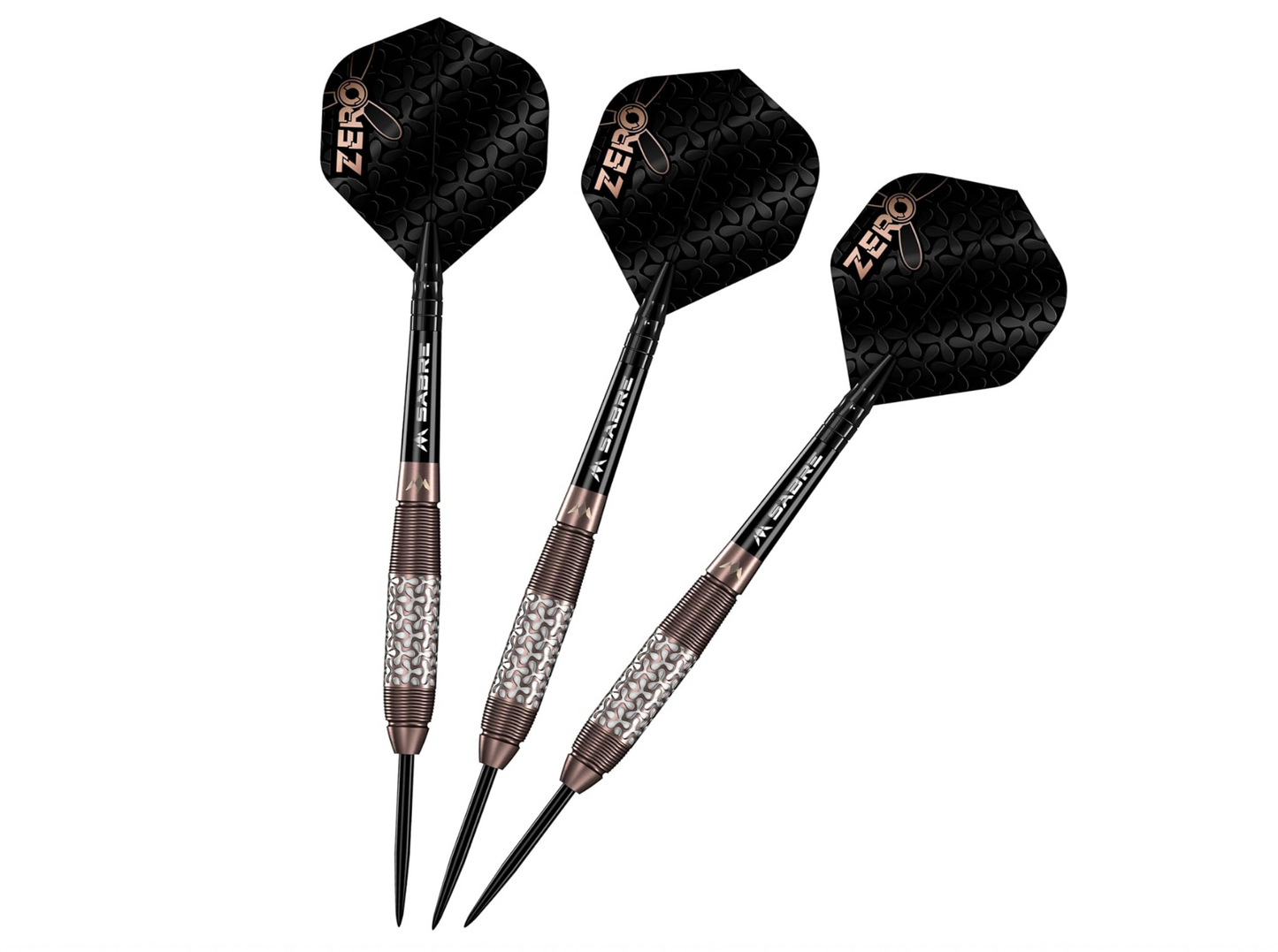 MISSION ZERO DARTS - STEEL TIP - 97.5% TUNGSTEN - BRONZE PVD 26G