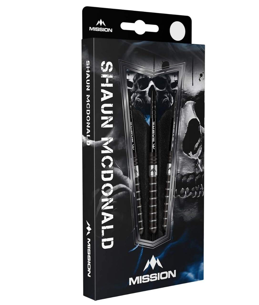 MISSION SHAUN MCDONALD DARTS - STEEL TIP - 95% - BLACK PVD 25G