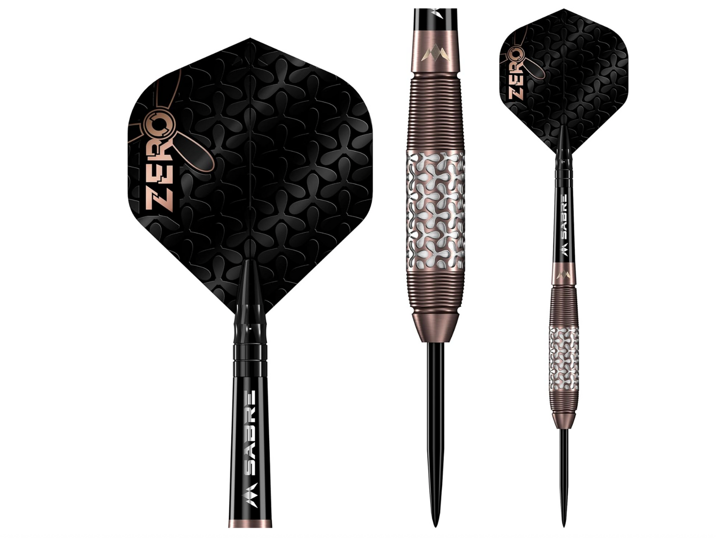 MISSION ZERO DARTS - STEEL TIP - 97.5% TUNGSTEN - BRONZE PVD 30G