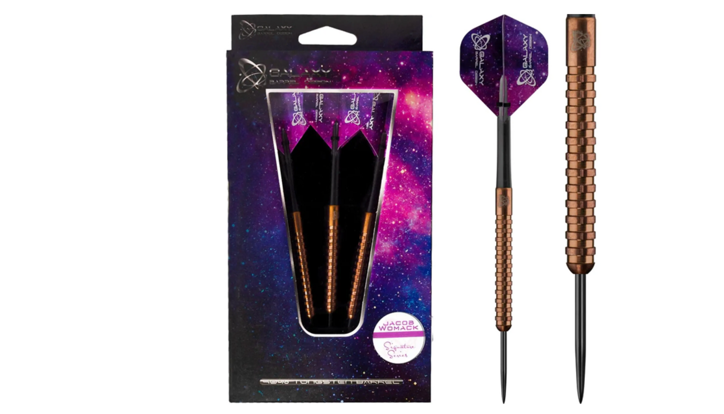 *GALAXY JACOB WOMACK DARTS - STEEL TIP - BRONZE - 23G
