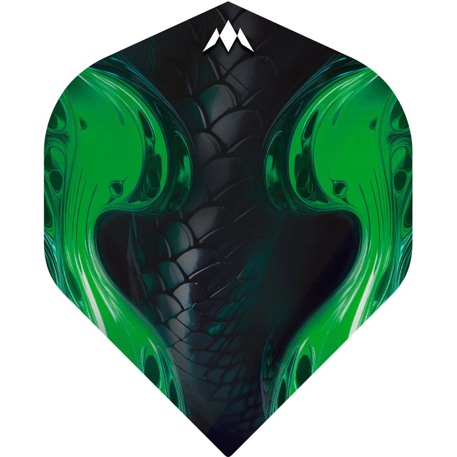 Mission Solo Dart Flights - 100 Micron - Std - No2 - Venom