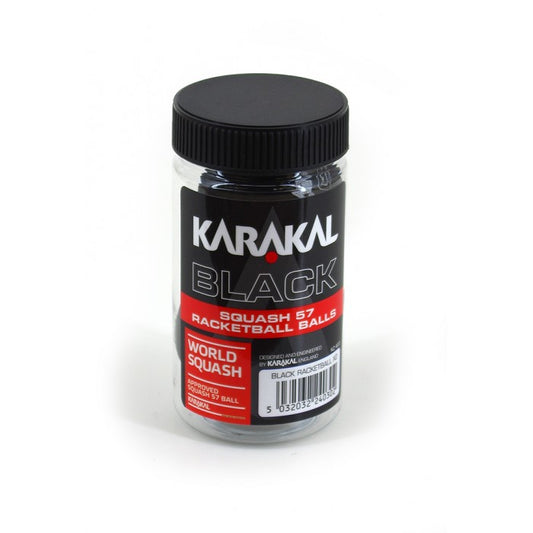 Karakal Racketball Balls Black Competition Tube Of 2