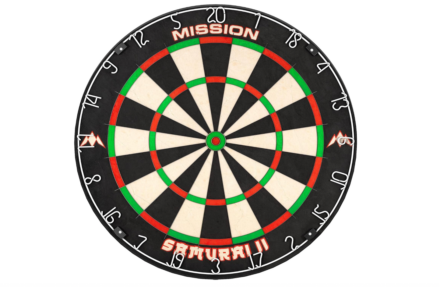 MISSION SAMURAI II DARTBOARD - ULTRA THIN WIRE - PROFESSIONAL BOARD