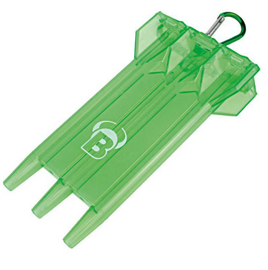 BULL'S ACRA X DART CASE - HOLDS FULLY SET UP DARTS GREEN