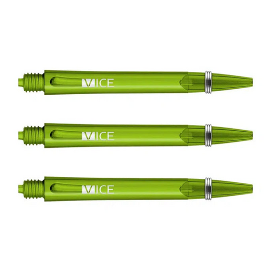 ONE80 VICE SHAFTS - STEMS WITH SPRINGS - GREEN MEDIUM