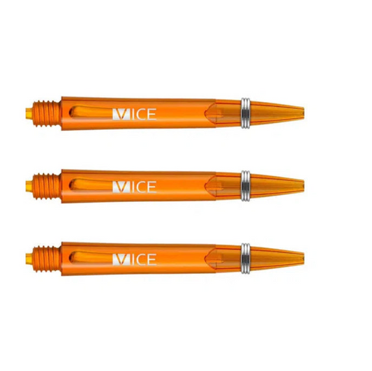 ONE80 VICE SHAFTS - STEMS WITH SPRINGS - ORANGE SHORT
