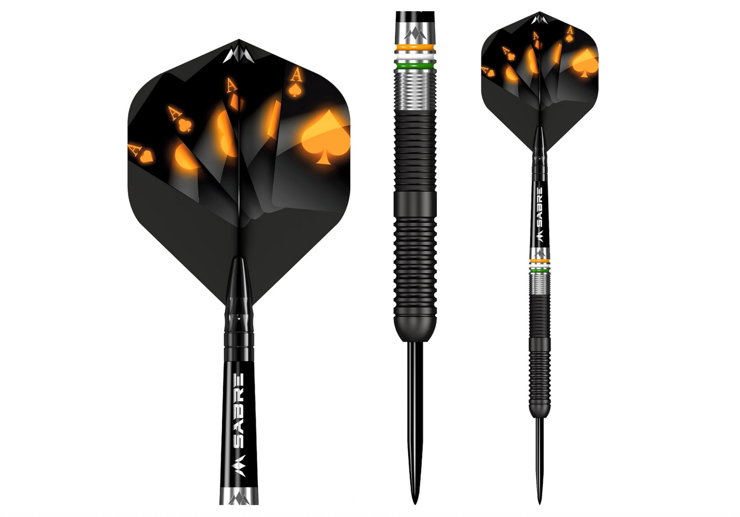 MISSION DYLAN SLEVIN DARTS - STEEL TIP - 90% - BLACK TITANIUM - OCEANS 23G
